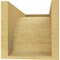 Ekena Millwork 8"W x 16"D x 8"H Wide Olympic Rough Cedar Woodgrain TimberThane Corbel, Primed Tan CORUR08X16X08OLYRCPR - alternate 2